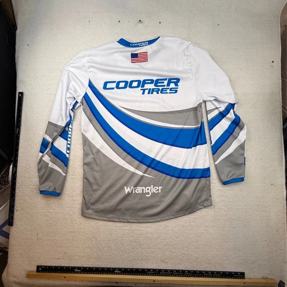 AirKontrol Cooper Tires PBR‎ 30th Anniversary Motocross Jersey Mens 2XL XXL bull
